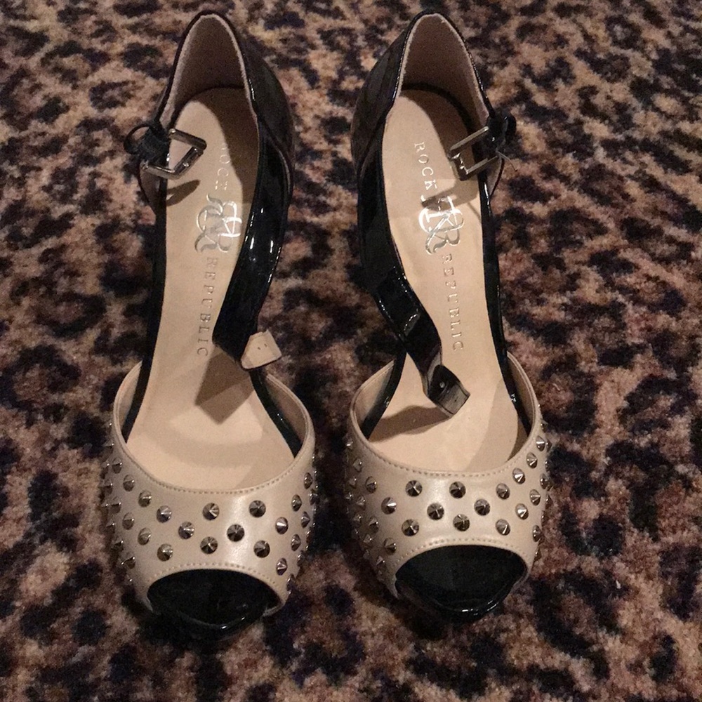 Rock Republic Spiked Heels